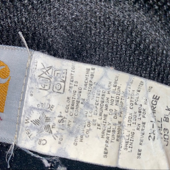 Carhartt J03 Duck Active Jacket Thermal Lined - Picture 4 of 4